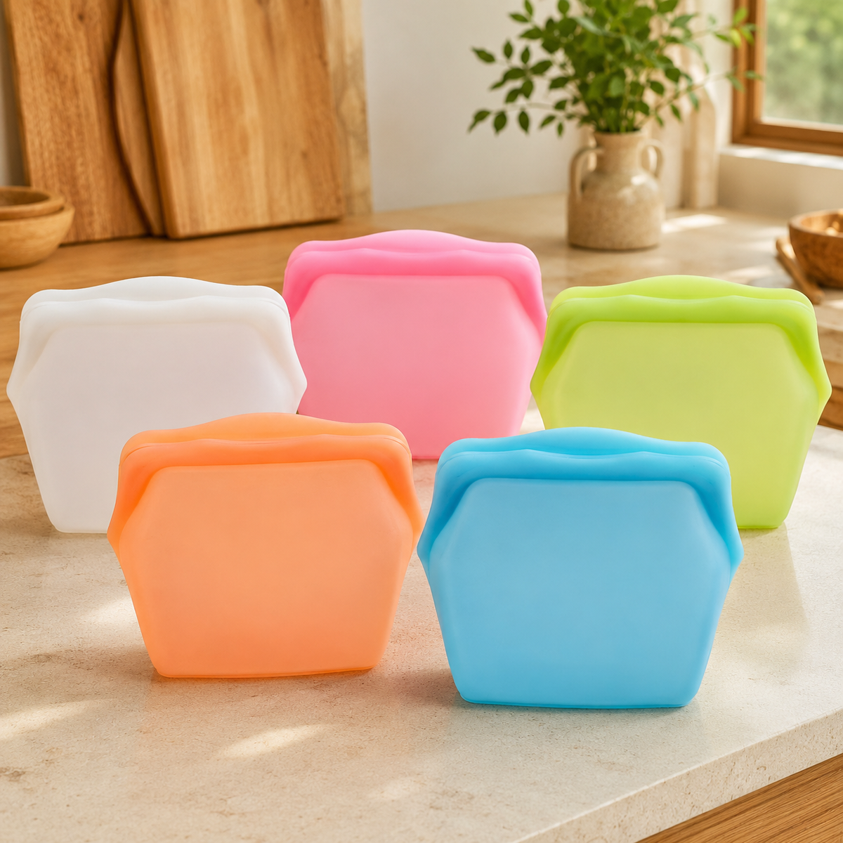 🥑 Save 30% on Reusable Silicone Food Storage Bags — Pack, Store & Reuse!